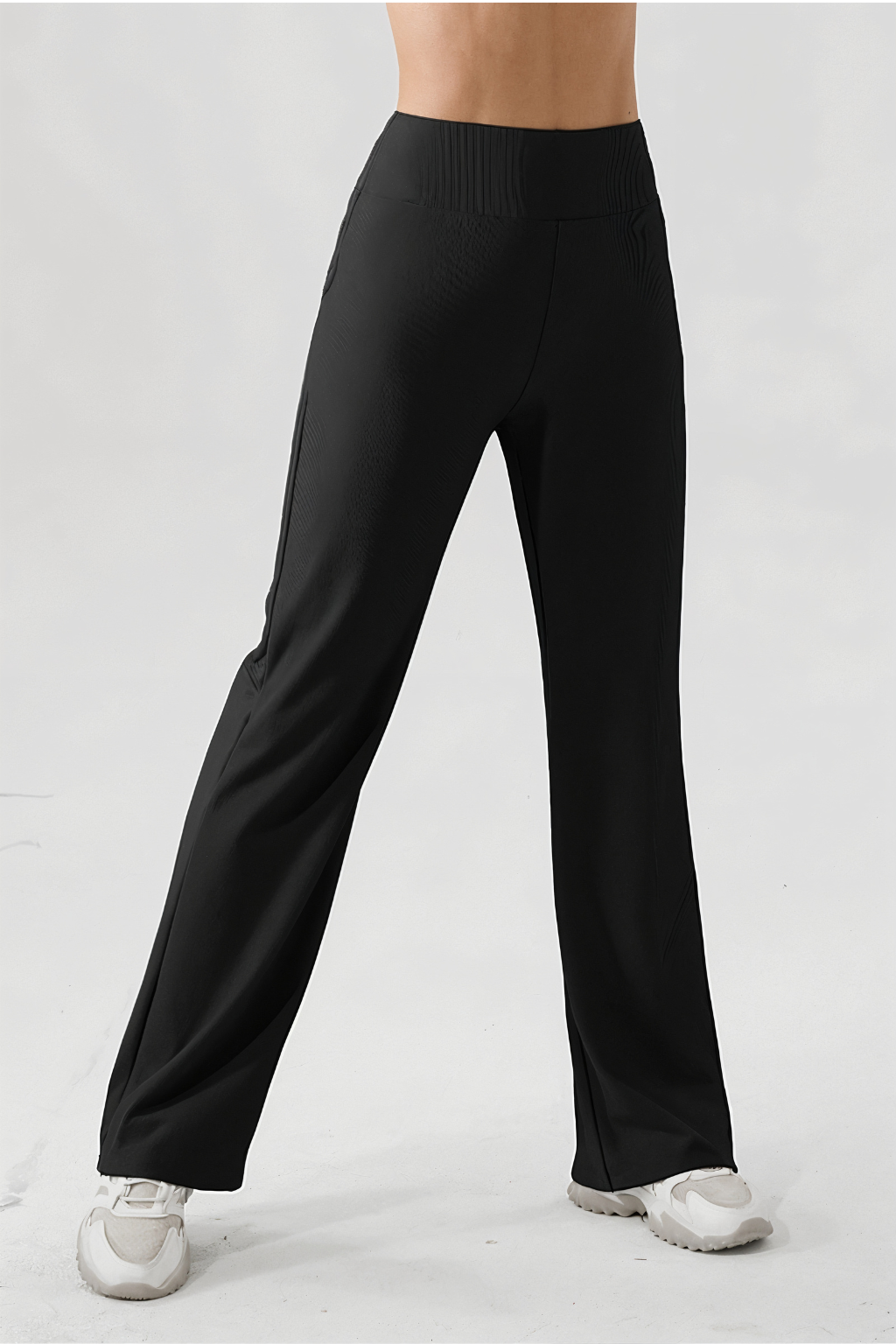 Angie High Waist Straight Pants